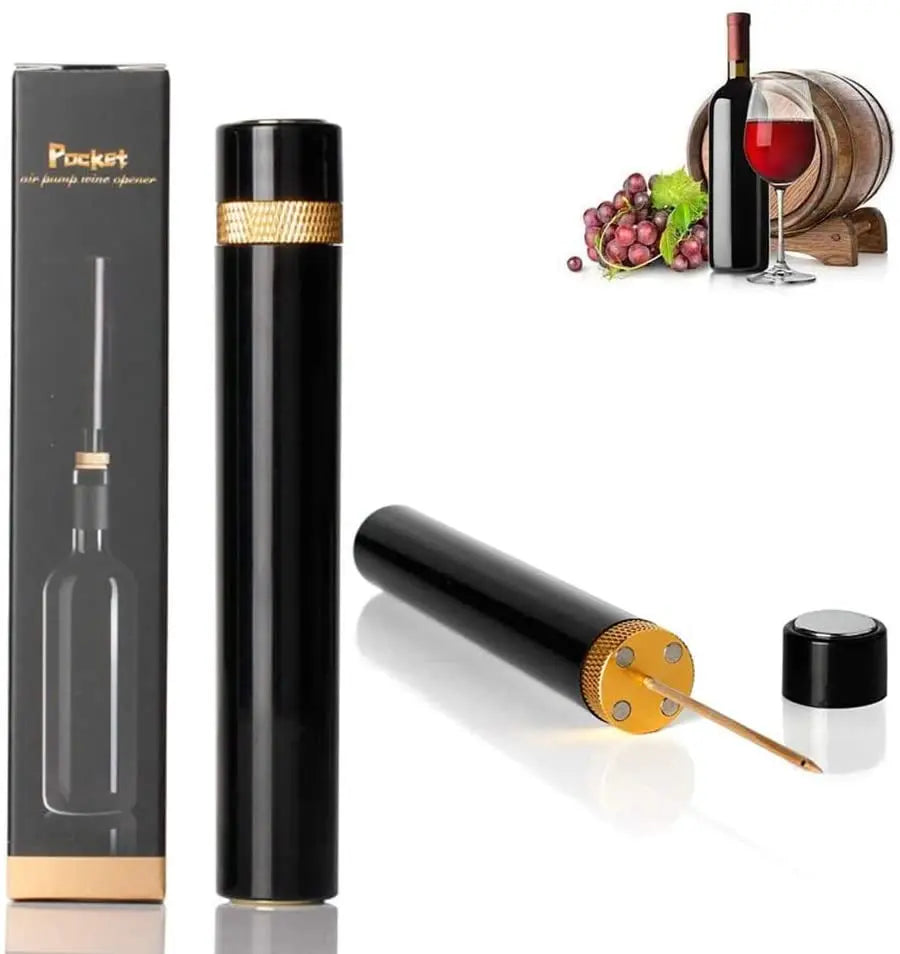 Portable Wine Opener Wine Air Pressure Pump Bottle Corkscrew