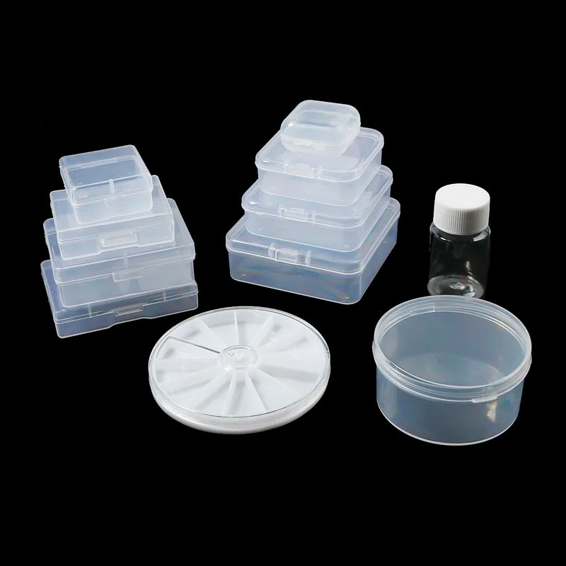 19 Style Plastic Storage Jewelry Box Compartment