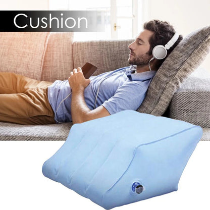 Inflatable Velvet Leg Pillow Plastic Camping Soft Inflatable