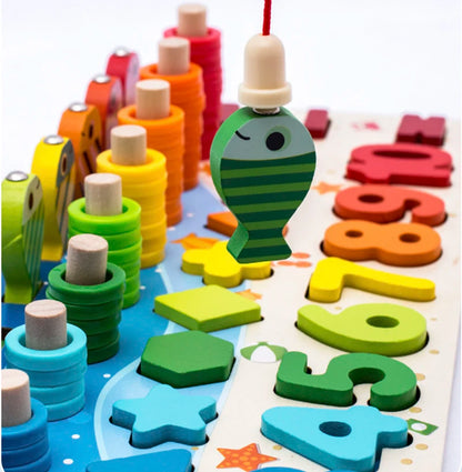 3D Preschool Children Educational Toys Wooden Montessori