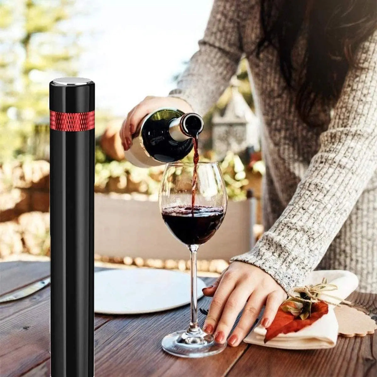 Portable Wine Opener Wine Air Pressure Pump Bottle Corkscrew