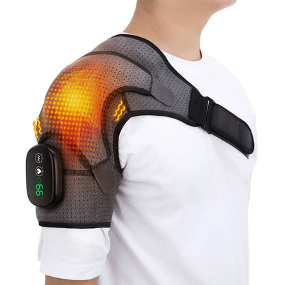 Electric Heating Shoulder Brace LED Display Vibration