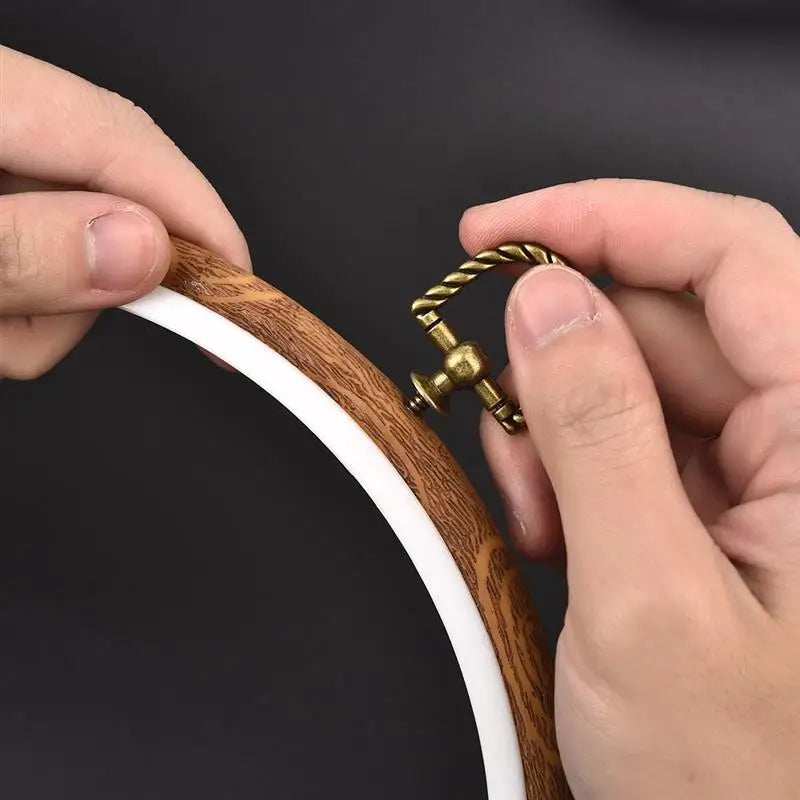 Sewing Tool Round Bamboo Embroidery Hoops Frame Set