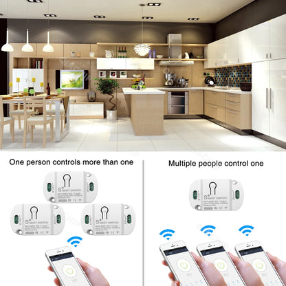 Tuya WiFi Smart Switch AC 220V 110V Wireless Controller