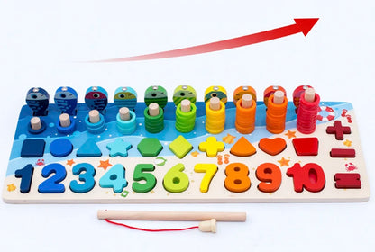 3D Preschool Children Educational Toys Wooden Montessori