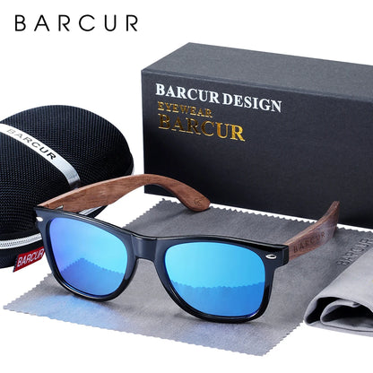 Black Walnut Sunglasses Wood Polarized Sunglasses Men