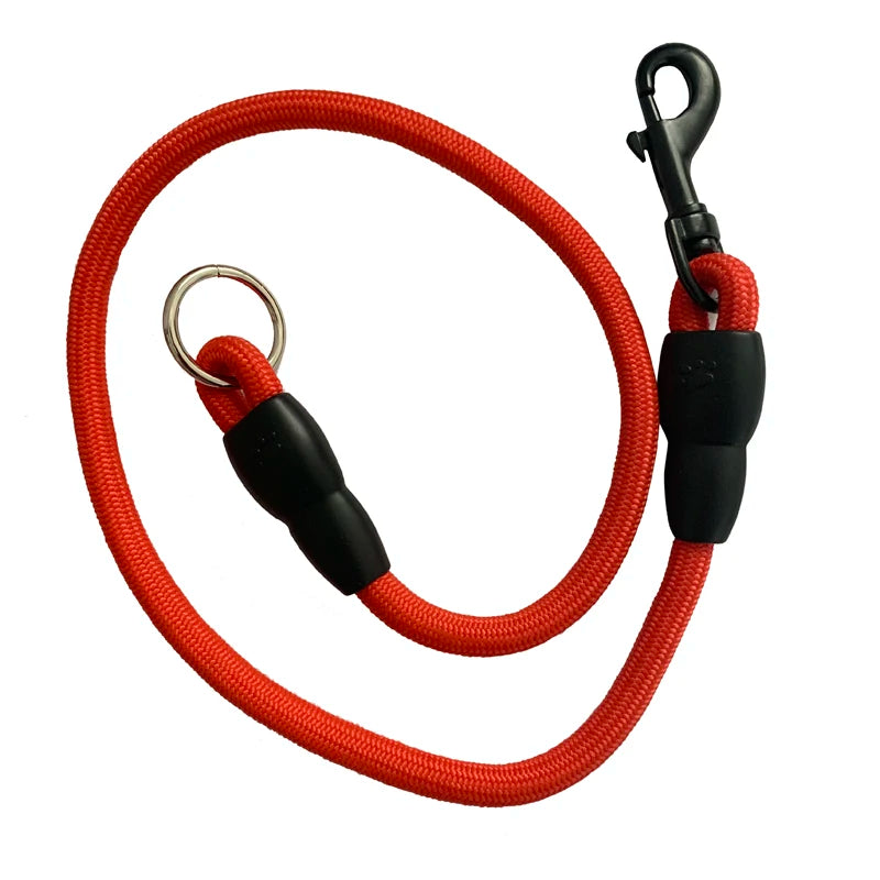 Pet Dog Leash Nylon Rope Double Dual Two Heads Dogs Leash