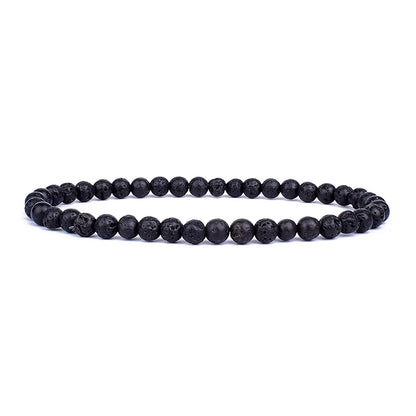 Mini Energy Charm Bracelet Natural Stone Beads Yoga Healing
