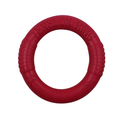 Pet Flying Discs EVA Training Ring Puller Resistant Bite