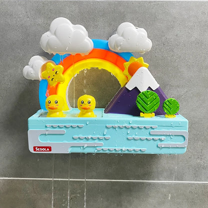 New Baby Bath Kids Toys Rainbow Shower Pipeline