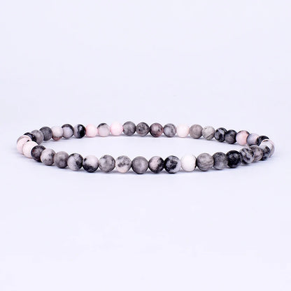 Mini Energy Charm Bracelet Natural Stone Beads Yoga Healing
