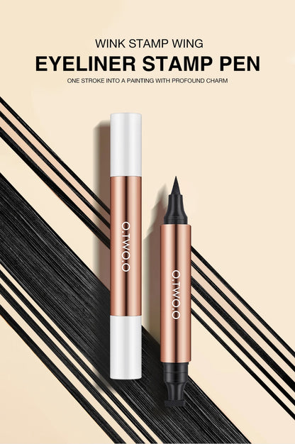 Eyeliner Stamp Black Liquid Eyeliner Pen Waterproof Fast Dry