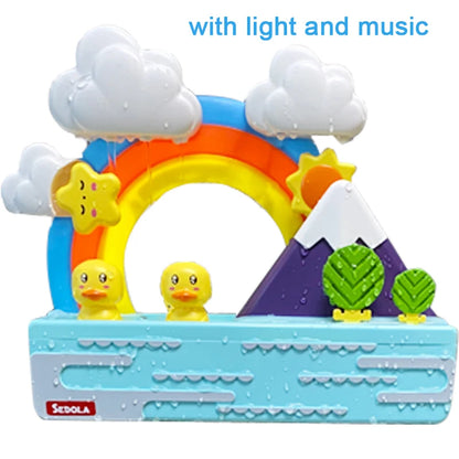 New Baby Bath Kids Toys Rainbow Shower Pipeline