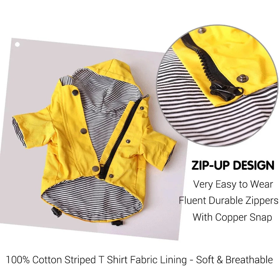 Waterproof Pet Dog Coat Windproof Raincoat