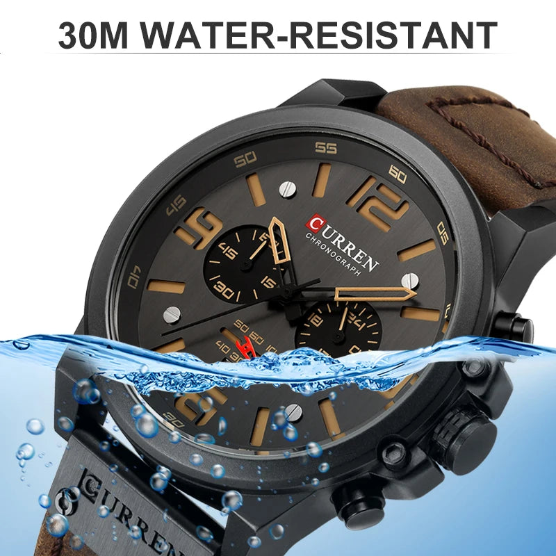 CURREN Mens Watches Top Luxury Brand Sport Wrist Watch
