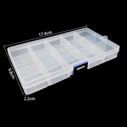 19 Style Plastic Storage Jewelry Box Compartment