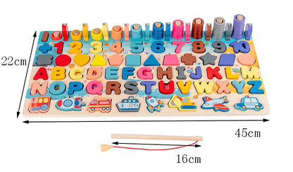 3D Preschool Children Educational Toys Wooden Montessori
