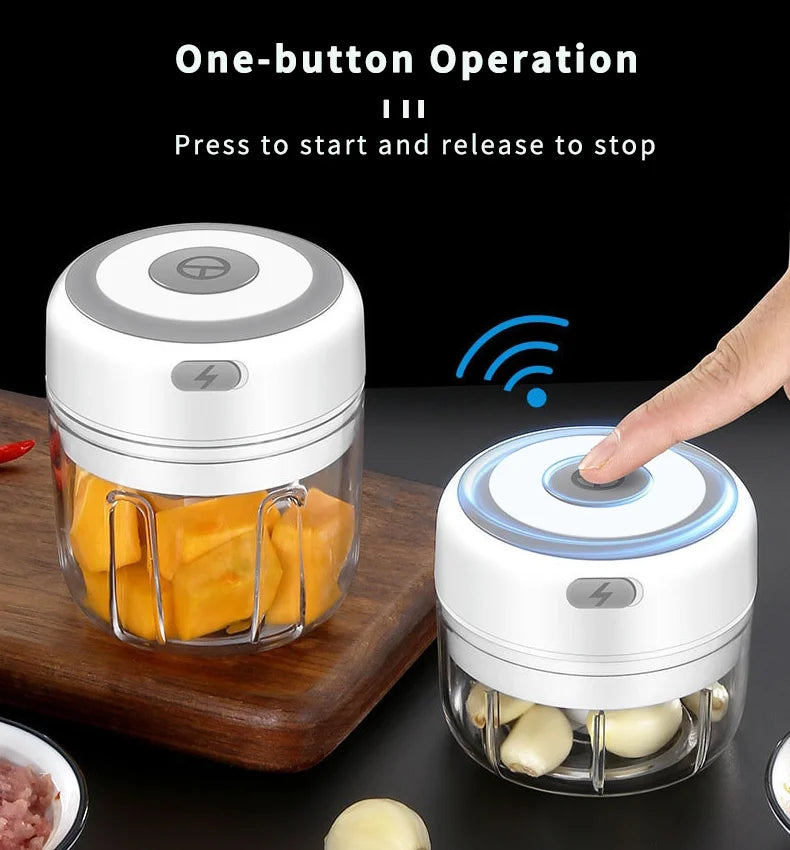 Meat Grinder Electric Garlic Crusher Food Chopper