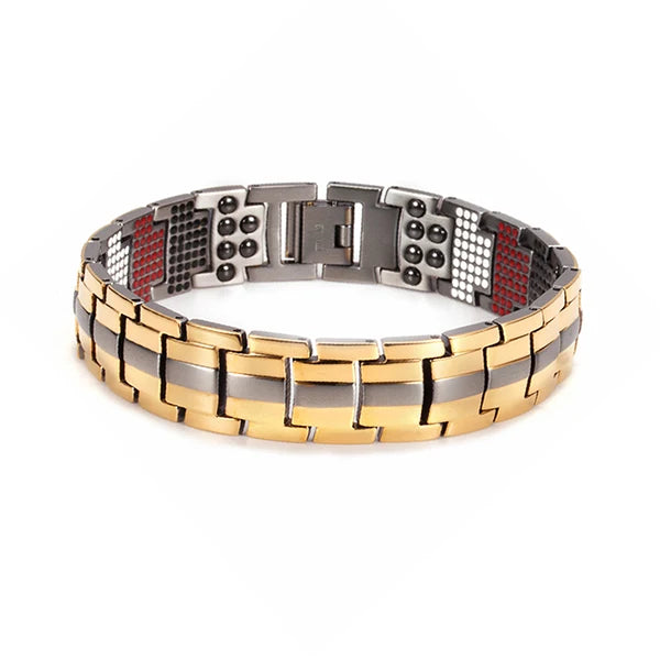 Magnetic Titanium Bracelet Men Health Energy Benefits