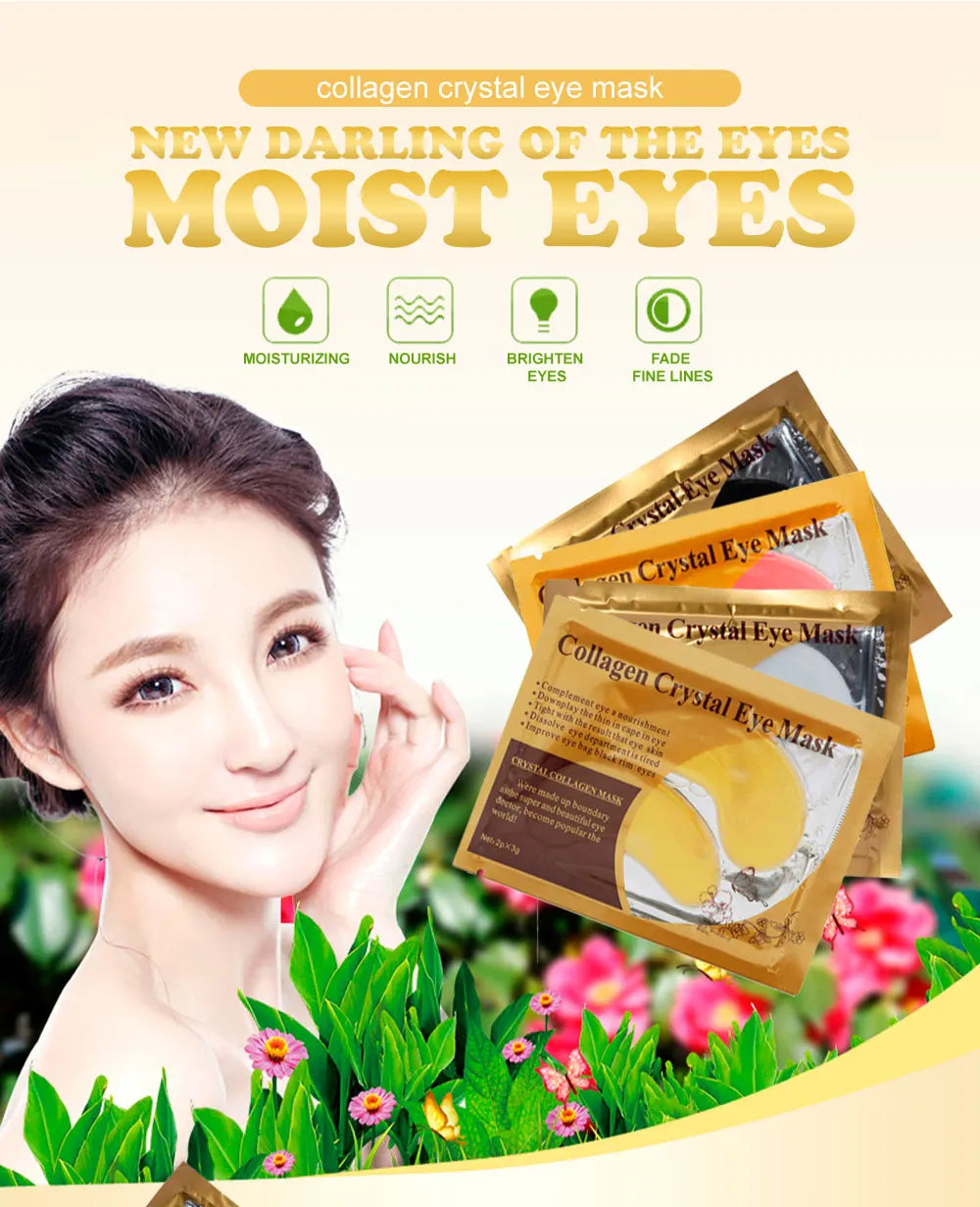 Gold Collagen Crystal Eye Mask Moisturizing Skin Care