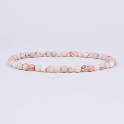 Mini Energy Charm Bracelet Natural Stone Beads Yoga Healing