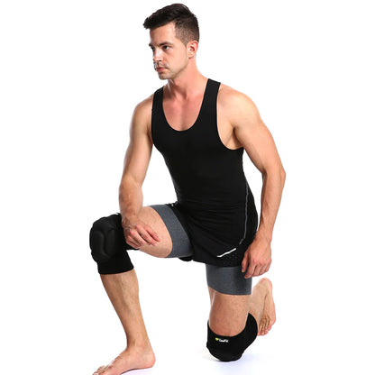 1Pair Thicked Football Volleyball Extreme Sports Ski Knee Pads