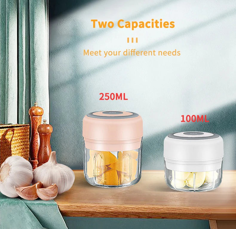 Meat Grinder Electric Garlic Crusher Food Chopper
