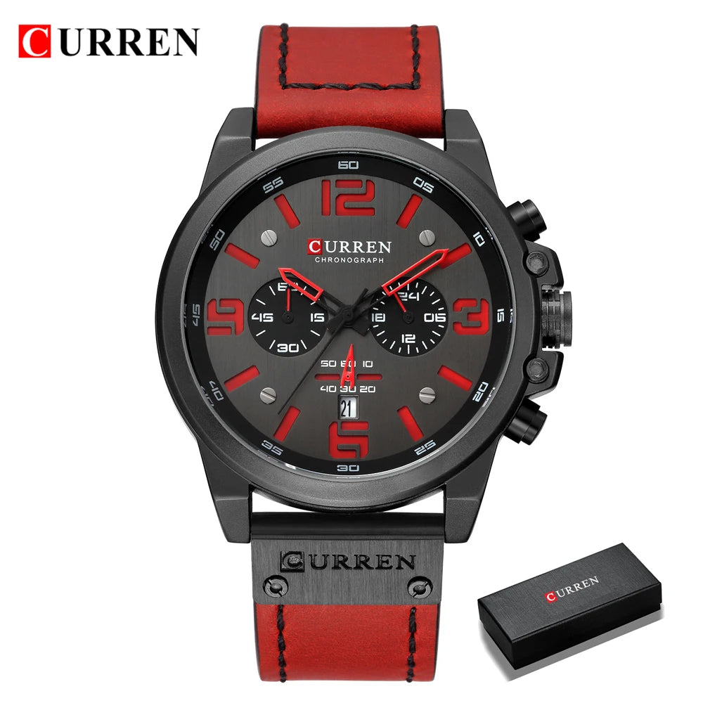 CURREN Mens Watches Top Luxury Brand Sport Wrist Watch