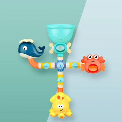 New Baby Bath Kids Toys Rainbow Shower Pipeline