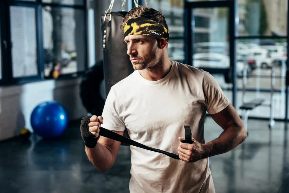 Sport Elastic Headband Sweatband Running Yoga
