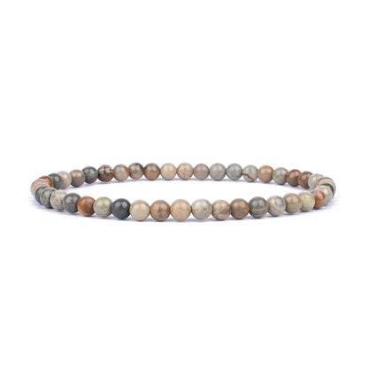 Mini Energy Charm Bracelet Natural Stone Beads Yoga Healing
