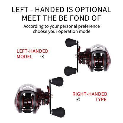 Fishing Baitcasting Reel All Metal Spool Fishing Reels