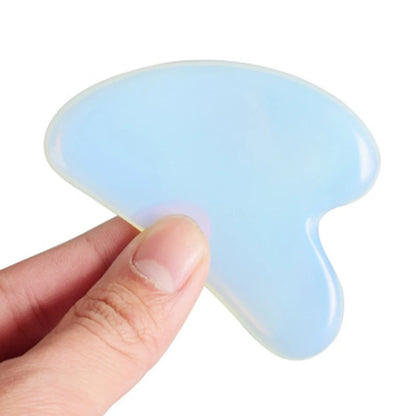 Natural Opal Jade Roller Gouache Scraper For Face Gua Sha