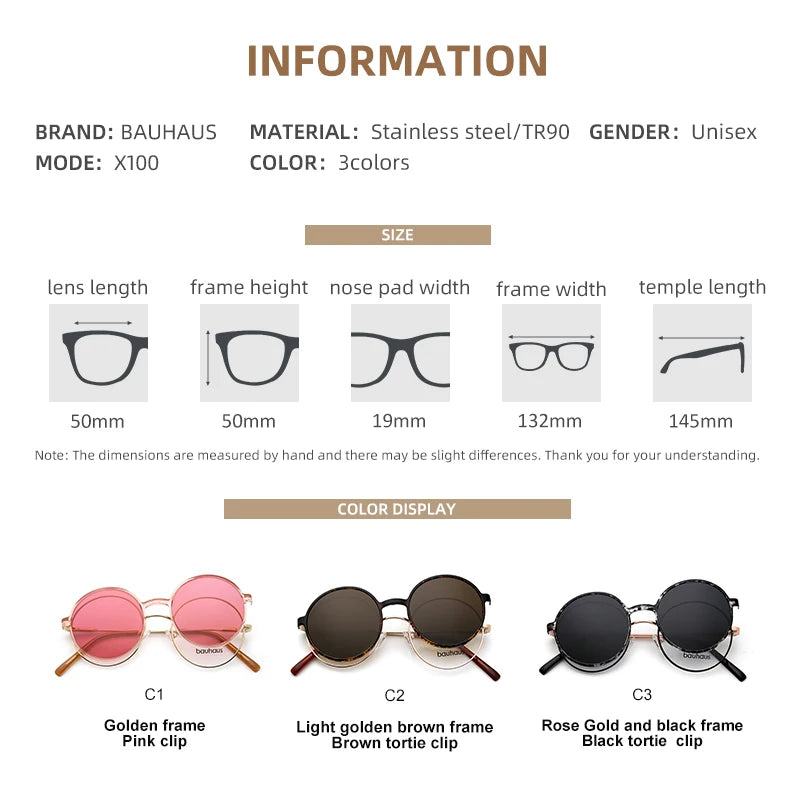 X100 Magnet sunglasses polarized women men sunglasses