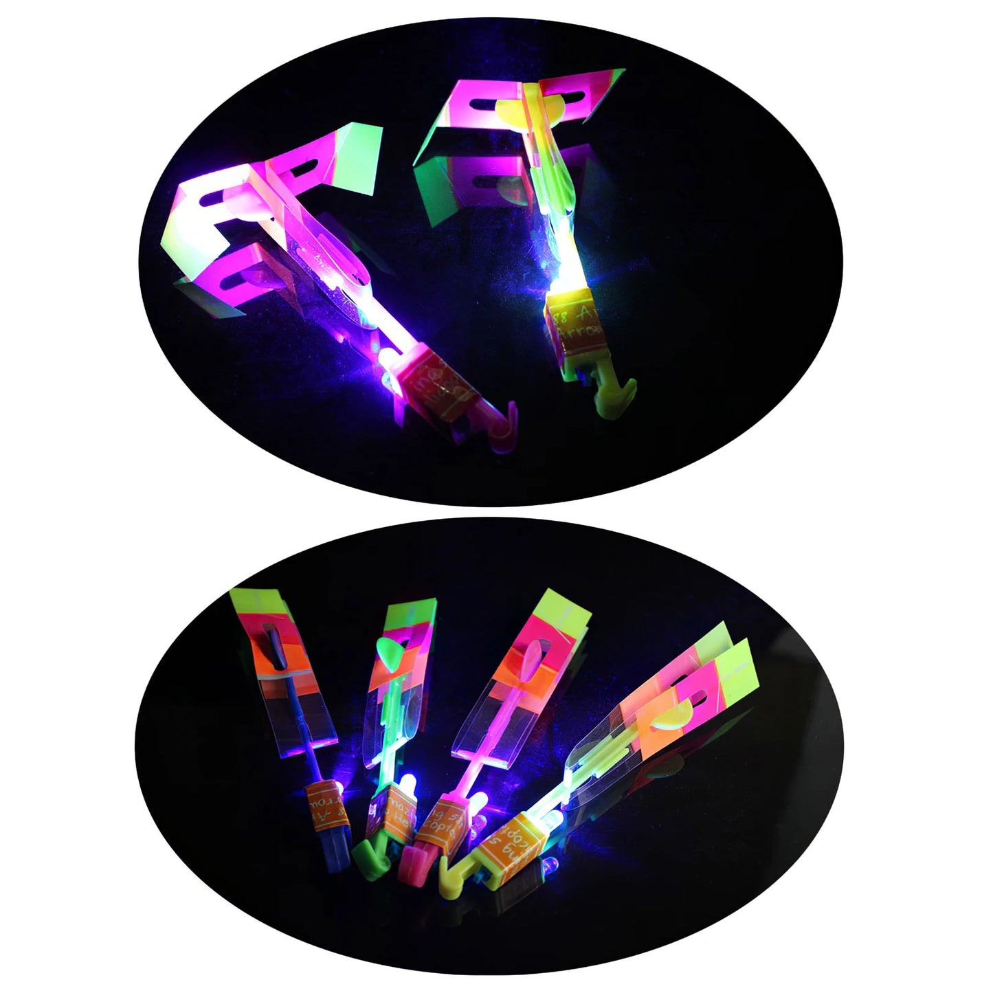 10PCS Outdoor Shining Rocket Flash LED Light Night