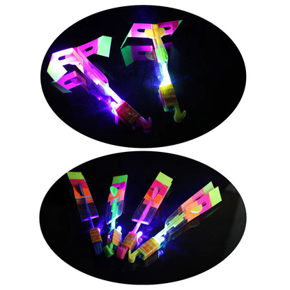 10PCS Outdoor Shining Rocket Flash LED Light Night
