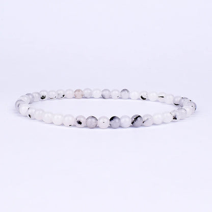 Mini Energy Charm Bracelet Natural Stone Beads Yoga Healing
