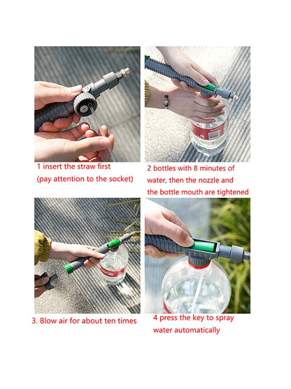 High Pressure Air Pump Manual Sprayer Head Nozzle