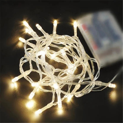AA Battery Operated LED String Lights 10/20/40/80/160 for Xmas