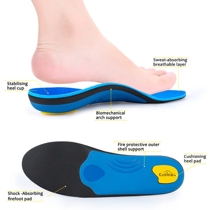 Plantar Fasciitis Arch Support Orthopedic Insoles Sport Pad