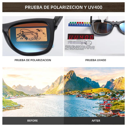 GM Handmade Black Bamboo Wooden Frame Sunglasses
