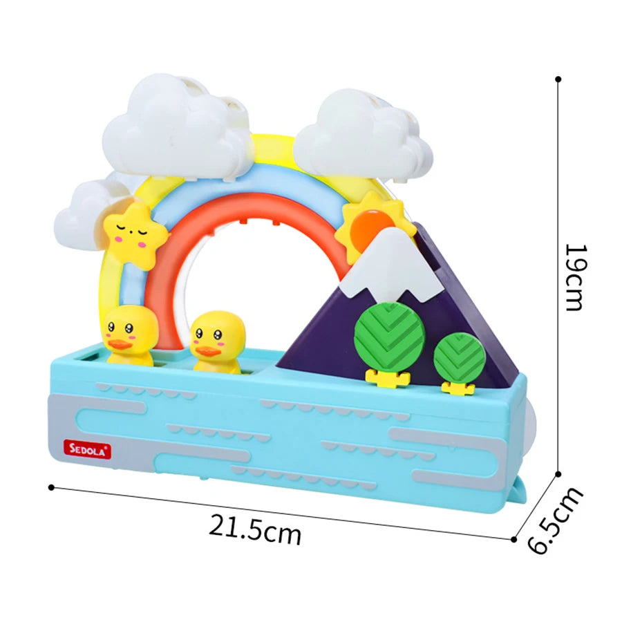 New Baby Bath Kids Toys Rainbow Shower Pipeline