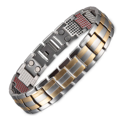 Magnetic Titanium Bracelet Men Health Energy Benefits