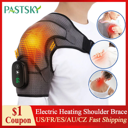Electric Heating Shoulder Brace LED Display Vibration