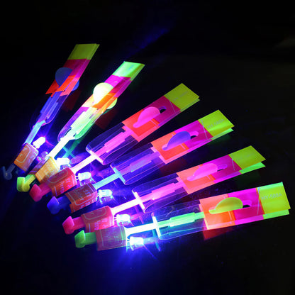 10PCS Outdoor Shining Rocket Flash LED Light Night