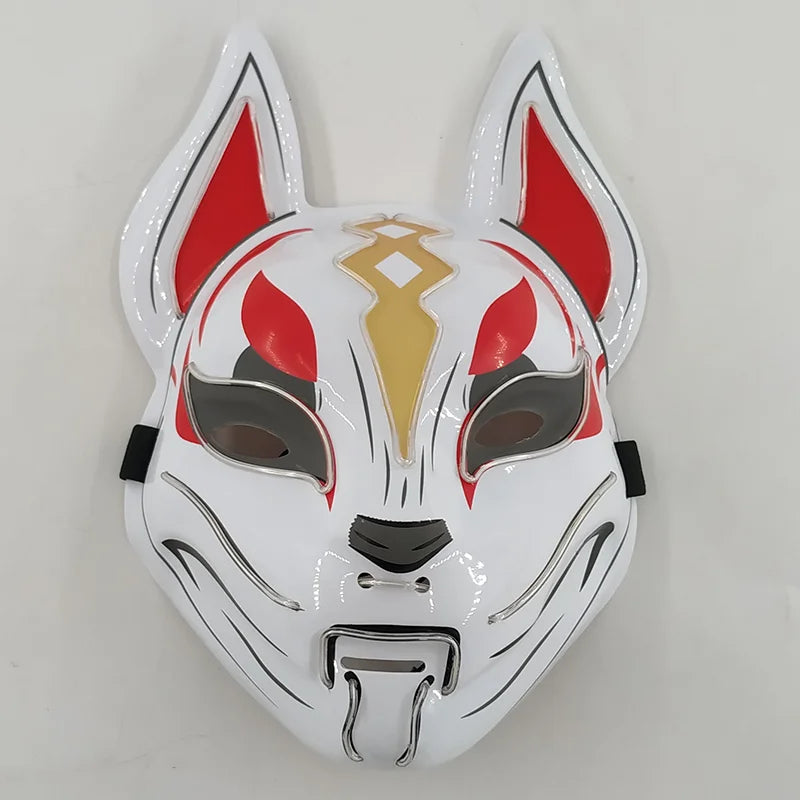 Glowing  Demon Slayer Mask Cosplay Japanese Cartoon