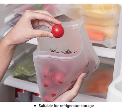 Silicone Food Storage Containers Reusable Food Bags