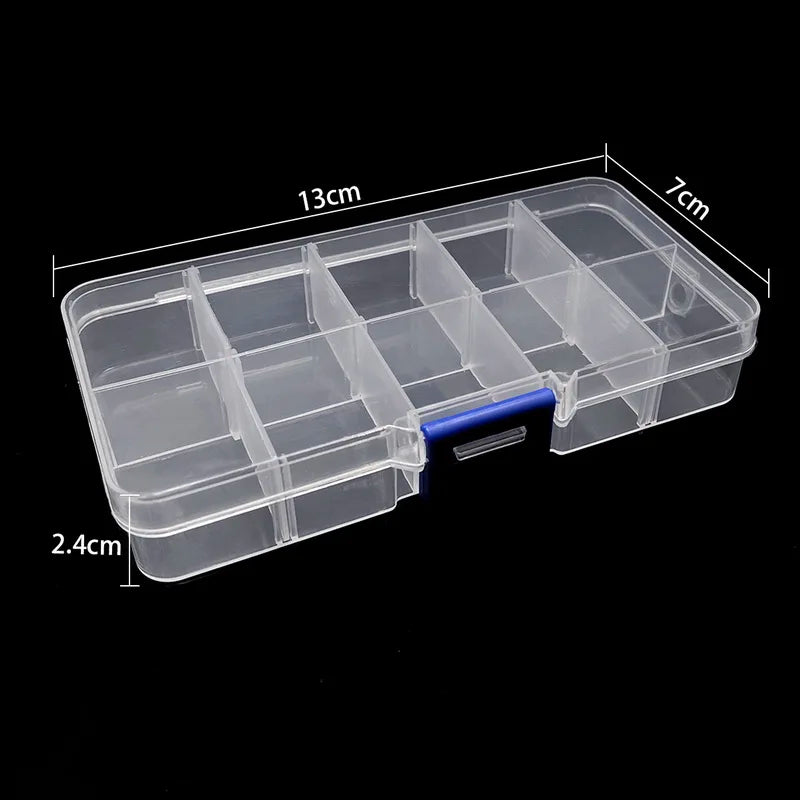 19 Style Plastic Storage Jewelry Box Compartment