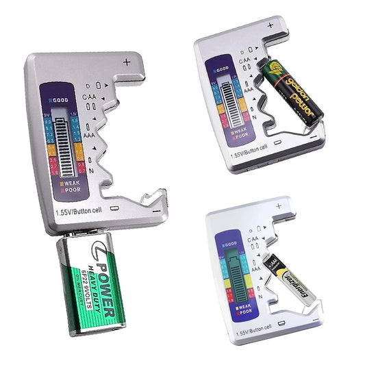 Digital Battery Tester LCD Display Button Cell Battery