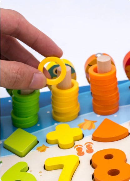 3D Preschool Children Educational Toys Wooden Montessori